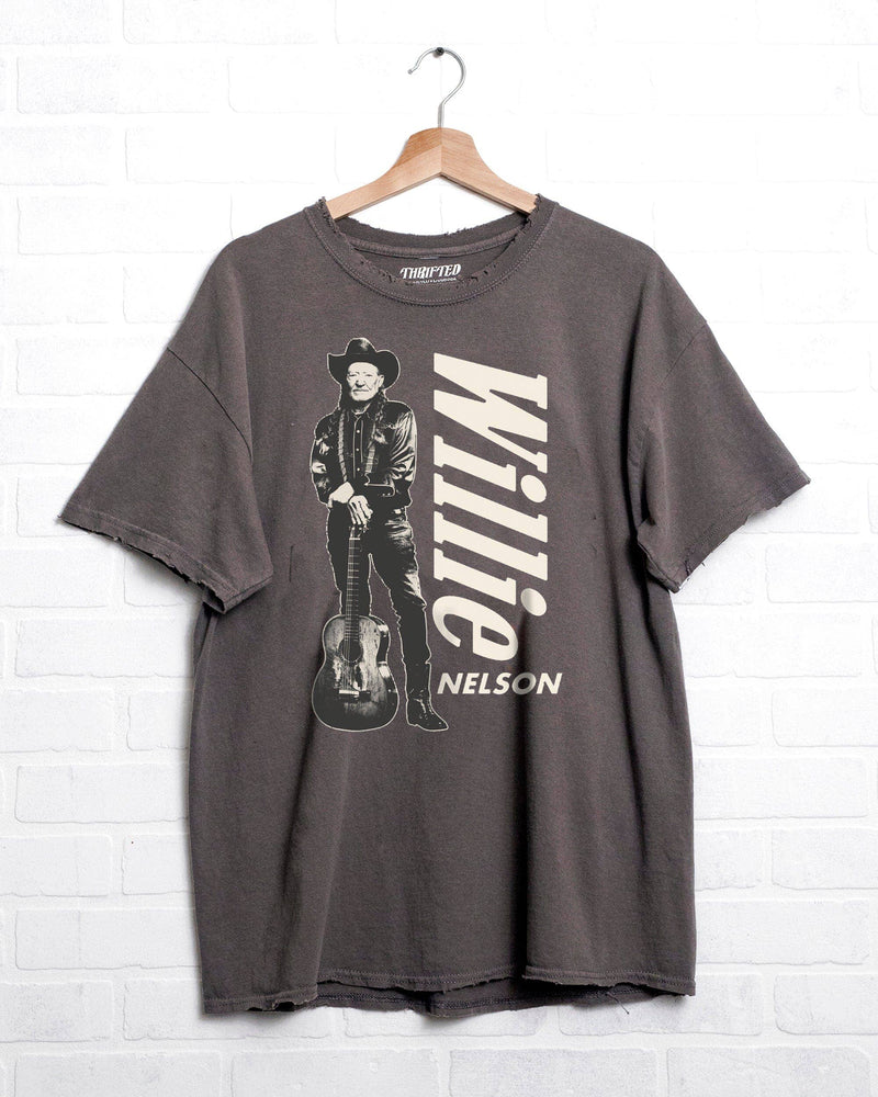 Willie Nelson Tee - Charcoal
