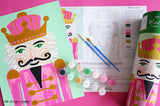 Nutcracker Paint by Number Kit - Pink