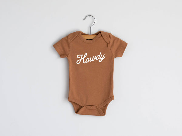 Howdy Organic Baby Bodysuit