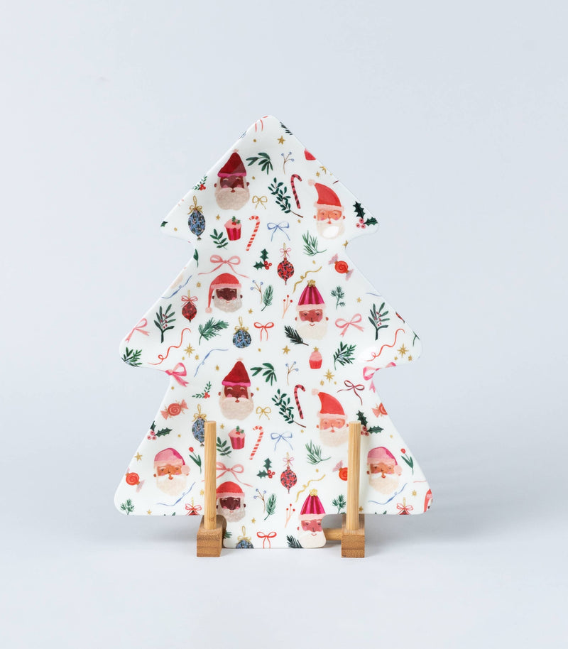 Melamine Christmas Tree Platter