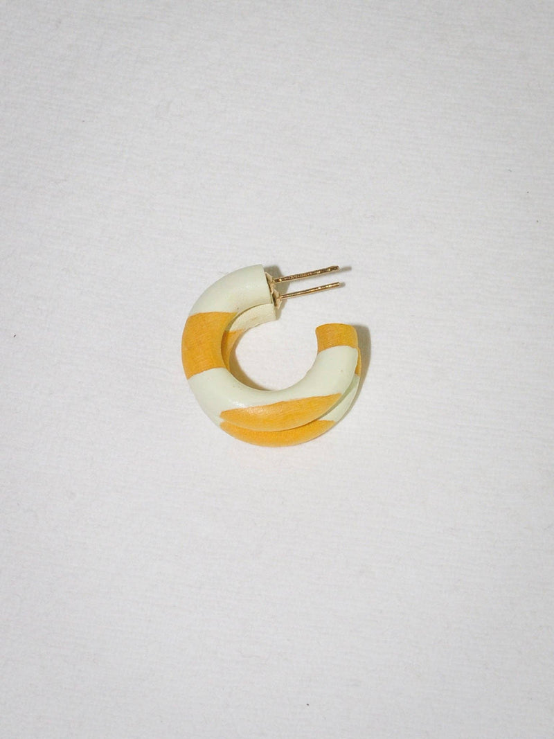 Limone Stripe Hoop - Mini