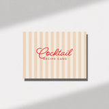 Card Set : Cocktails Recipe