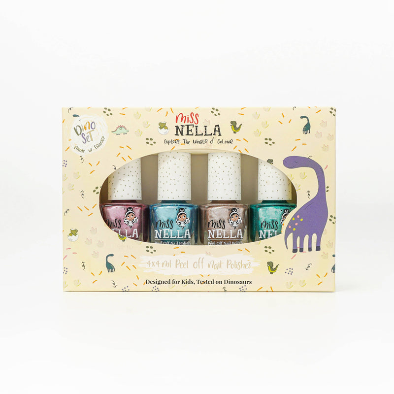 Dino Collection Pack of 4 nail polishes