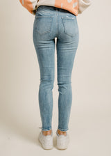 Audrey Midi Rise Skinny Denim - Hayes