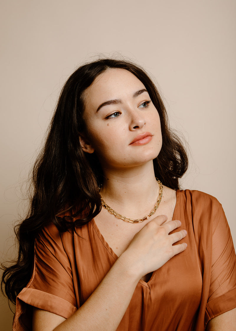 Box Chain Choker