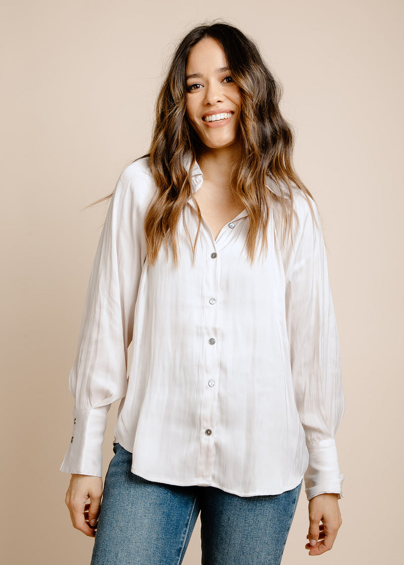 Carbey Blouse - Pearl