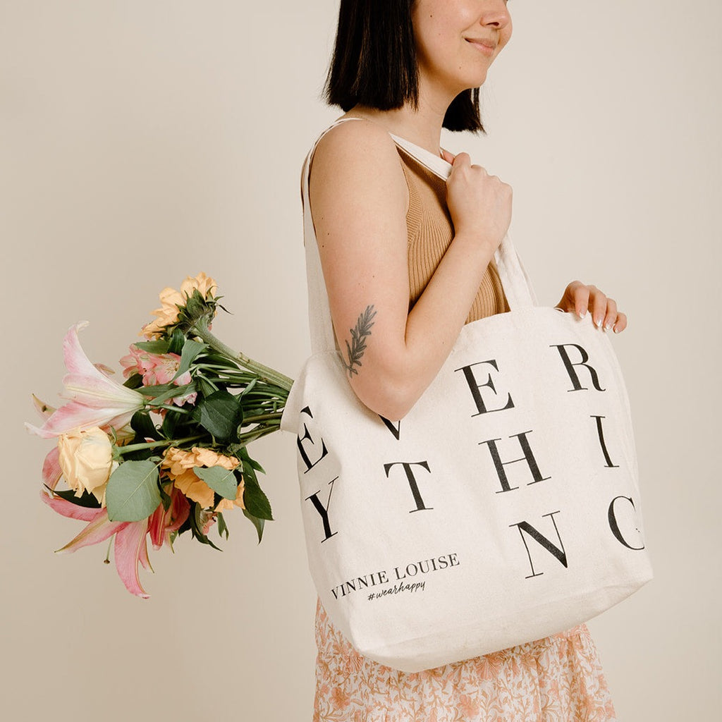 Canvas Tote Bag - Everything VL – Vinnie Louise