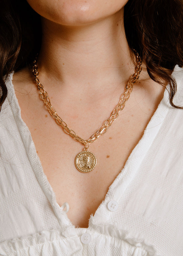 Kennedy Medallion Necklace