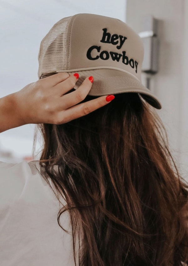 Hey Cowboy Trucker Hat