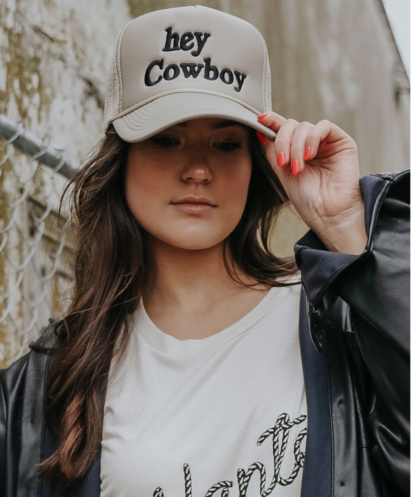 Hey Cowboy Trucker Hat
