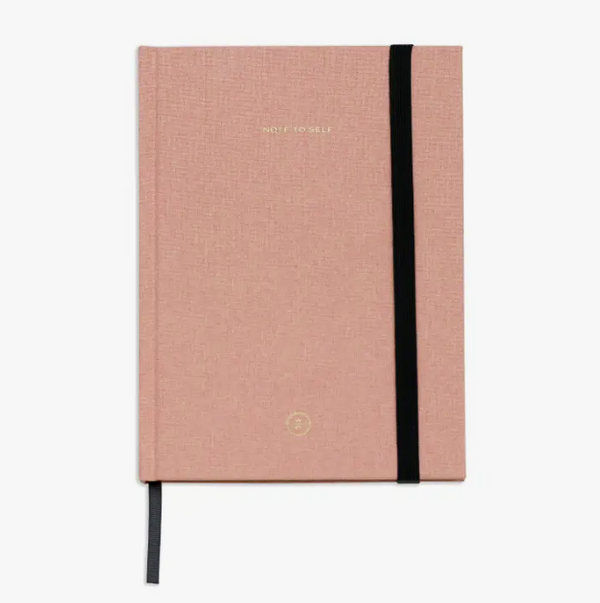 Journal - Pink Linen Note to Self