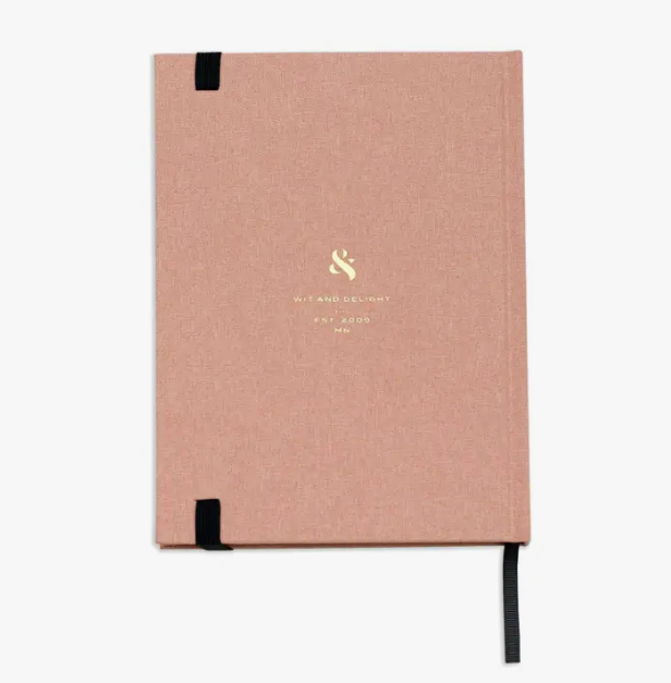 Journal - Pink Linen Note to Self