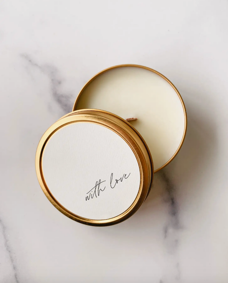 Candle- Soy Travel "With Love"