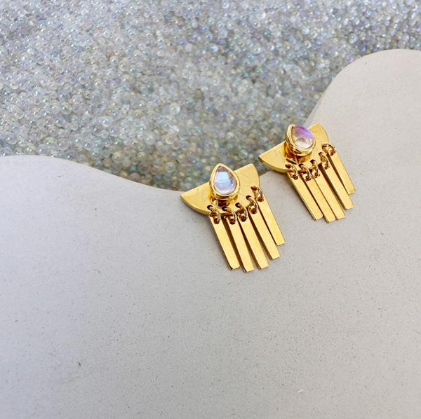 Ear Kit - Opal Teardrop + Cora Plate