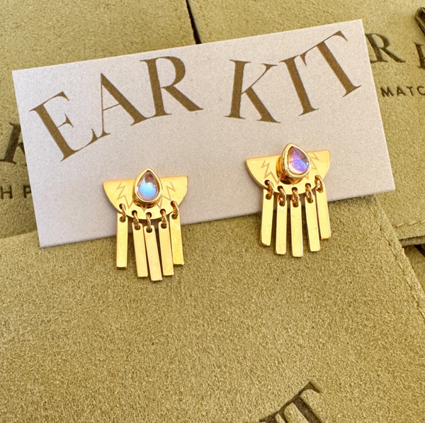 Ear Kit - Opal Teardrop + Cora Plate