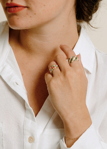 Carpe Diem Ring - Rainbow