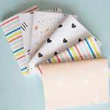Journal - Black Line Pattern Pocket