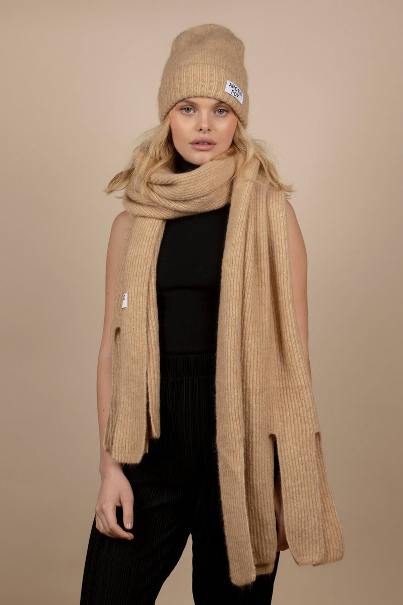 The Wool Scarf & Beanie Set