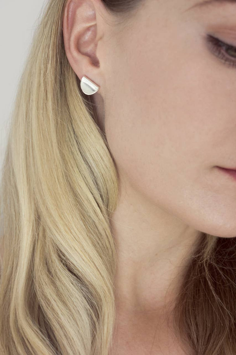 Folded Stud Earring