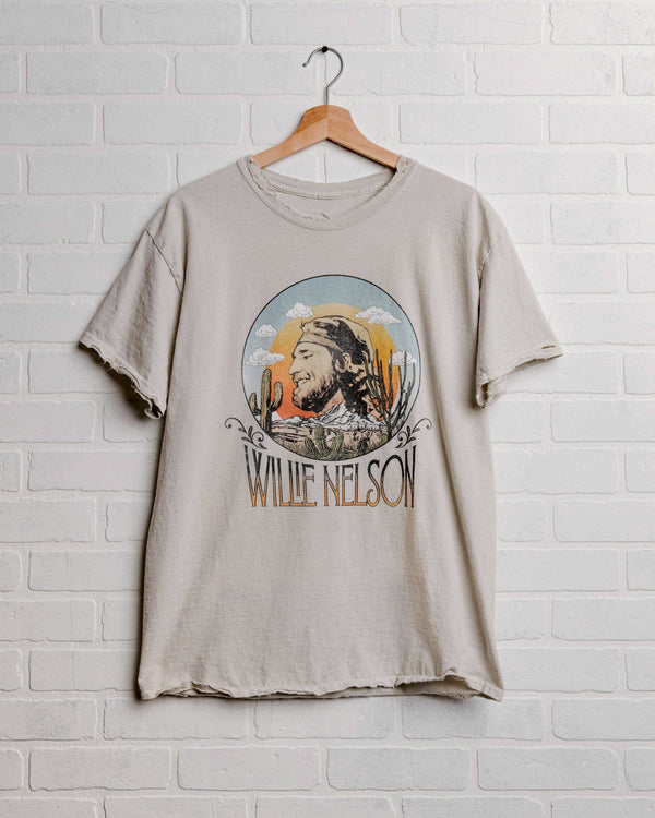 Willie Nelson Tee - In The Sky (Off White)
