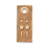 Pave Velvet Stud Gift Set: Gold