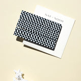 Flora Hair Clips - B+W Checkered