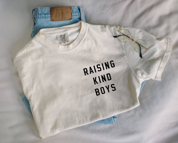Raising Kind Boys Tee - Ivory